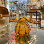 Vaso Murano Âmbar Dourado Italy