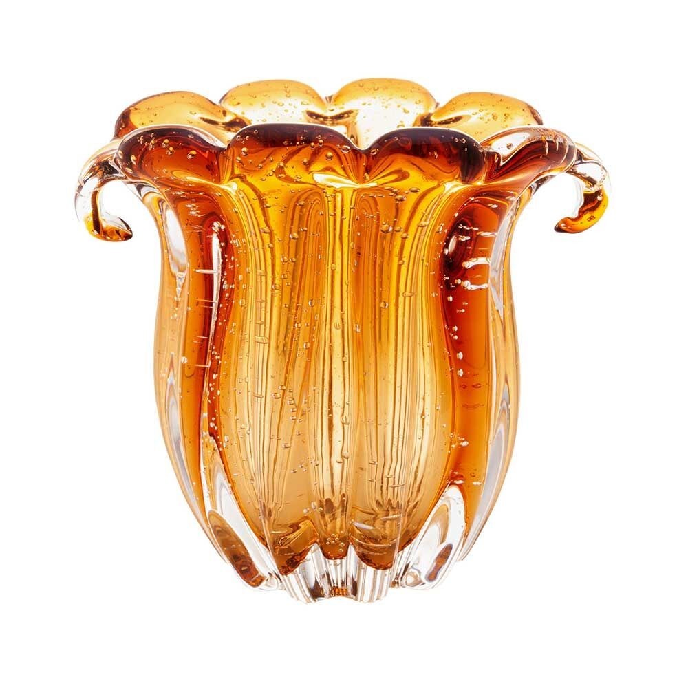 Vaso Murano Âmbar Lapozzo