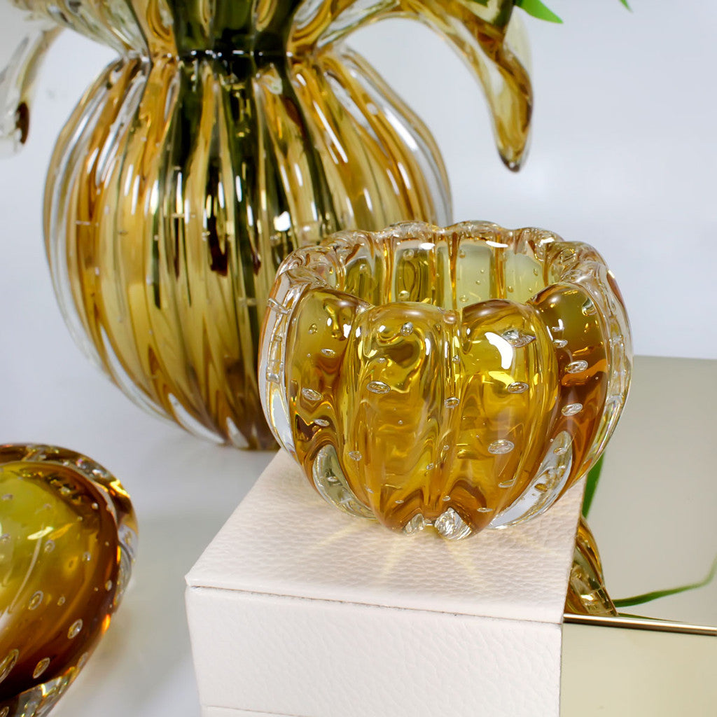 Centro de Mesa Cristal Murano Liceu Labone