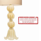 Abajur para Quarto Sala Cristal Murano Signoretto