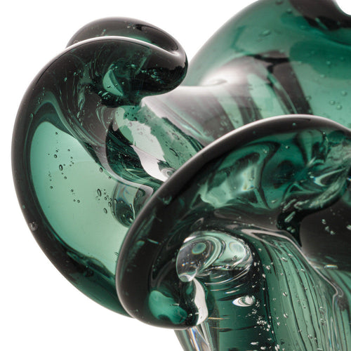 Centro de Mesa Murano Italy Verde Esmeralda