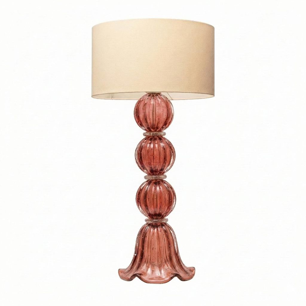 Abajur para Quarto Sala Cristal Murano Signoretto